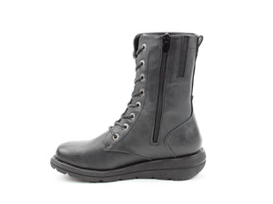 Heavenly Feet Martina2 Black Womens Casual Comfort Boots