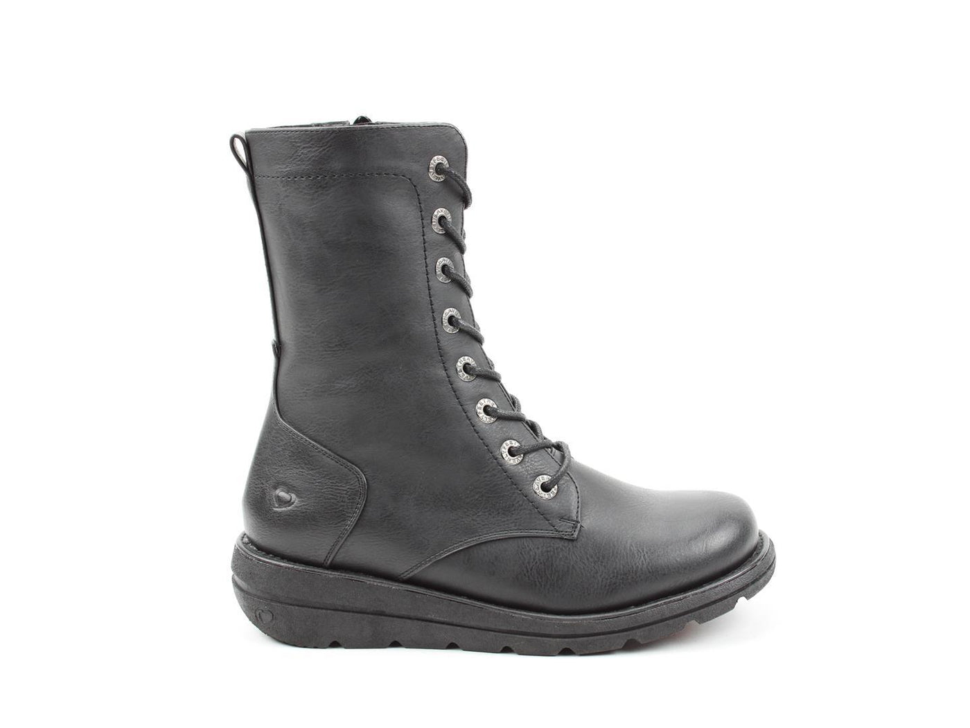 Heavenly Feet Martina2 Black Womens Casual Comfort Boots The
