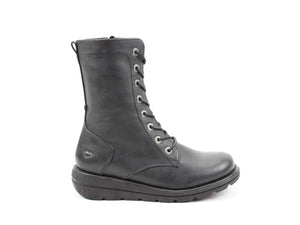 Heavenly Feet Martina2 Black Womens Casual Comfort Boots