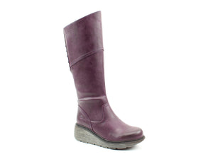 Heavenly Feet Ohio Purple Womens Casual Comfort Boots