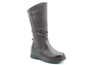 Heavenly Feet Kansas Chocolate Brown Womens Casual Comfort Boots