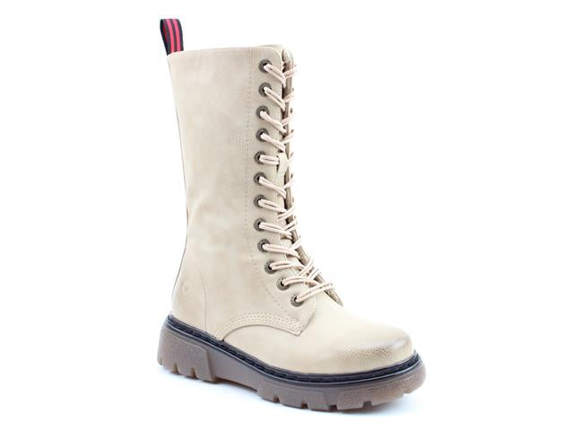 Heavenly Feet Nomad Lambswool Beige Womens Casual Comfort Boots
