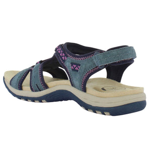 Free Spirit Fairmont Navy Women's Casual Adjustable Heel Strap Sandals