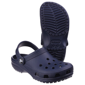 Crocs Classic Clog Kids Boys Girls Casual Comfy Slip On Navy