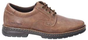 Hush Puppies Outlaw Brown Mens Casual Comfort Lace Up Leather Shoes