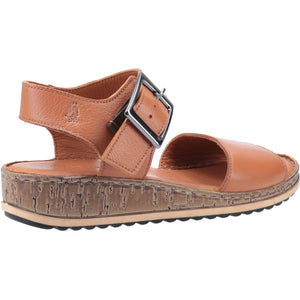 Hush Puppies Ellie Tan Women's Leather Comfort Sandal