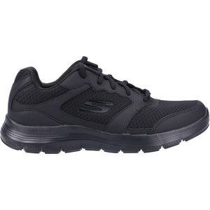 Skechers 232225/BBK Black Mens Flex Advantage Comfort Lace Up Trainer