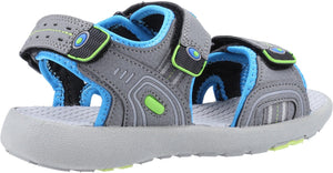 Hush Puppies Mario Grey Kids Comfort Sandal