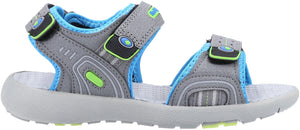 Hush Puppies Mario Grey Kids Comfort Sandal