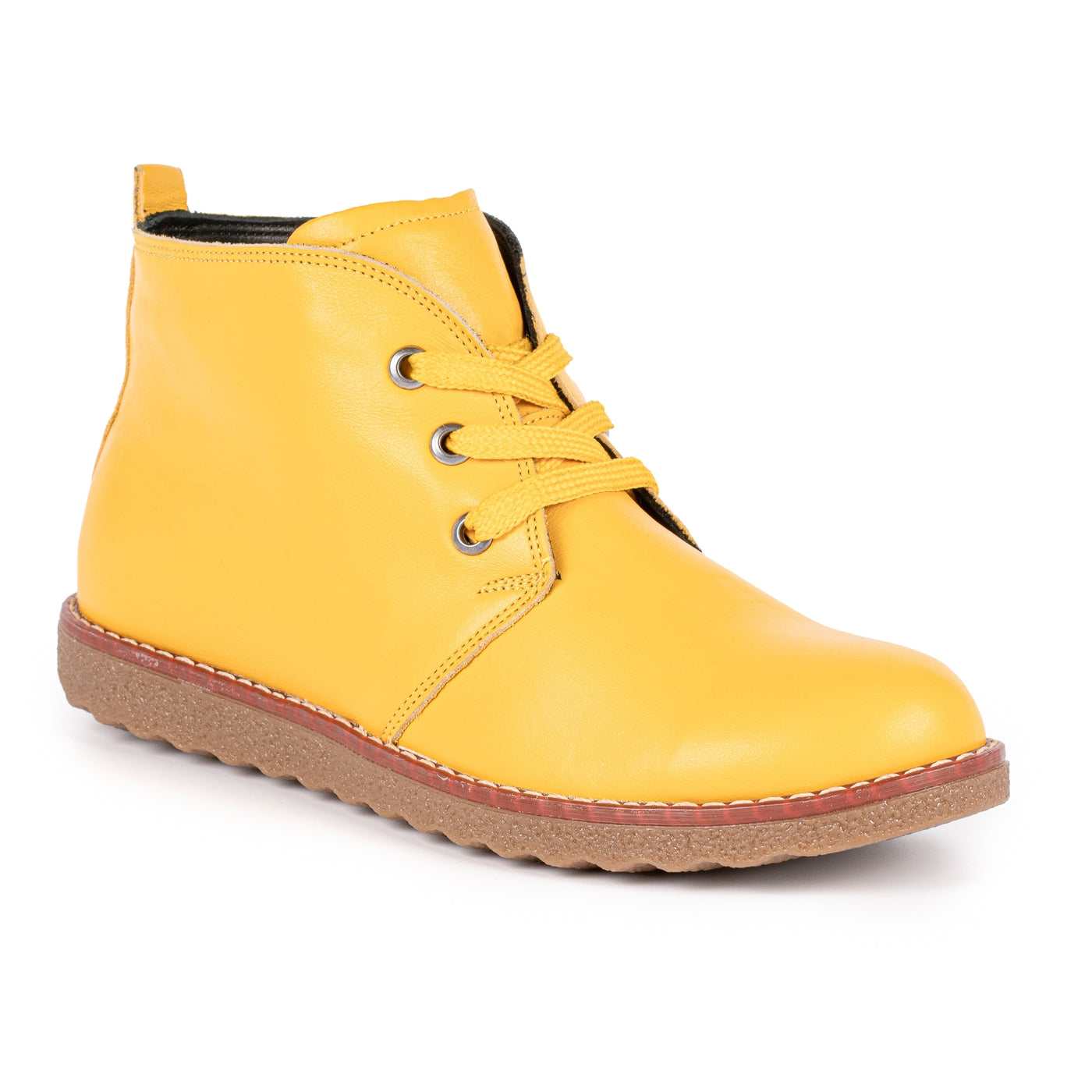 Lunar Claire GLR003 Yellow Womens Casual Comfort Up Ankle Boo – Shoe
