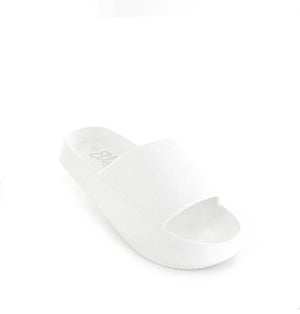 Ella Cloud White Slip On Comfort Summer Sandals