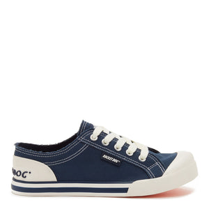 RocketDog Jazzin 8A Canvas Navy Womens Casual Comfort Trainer