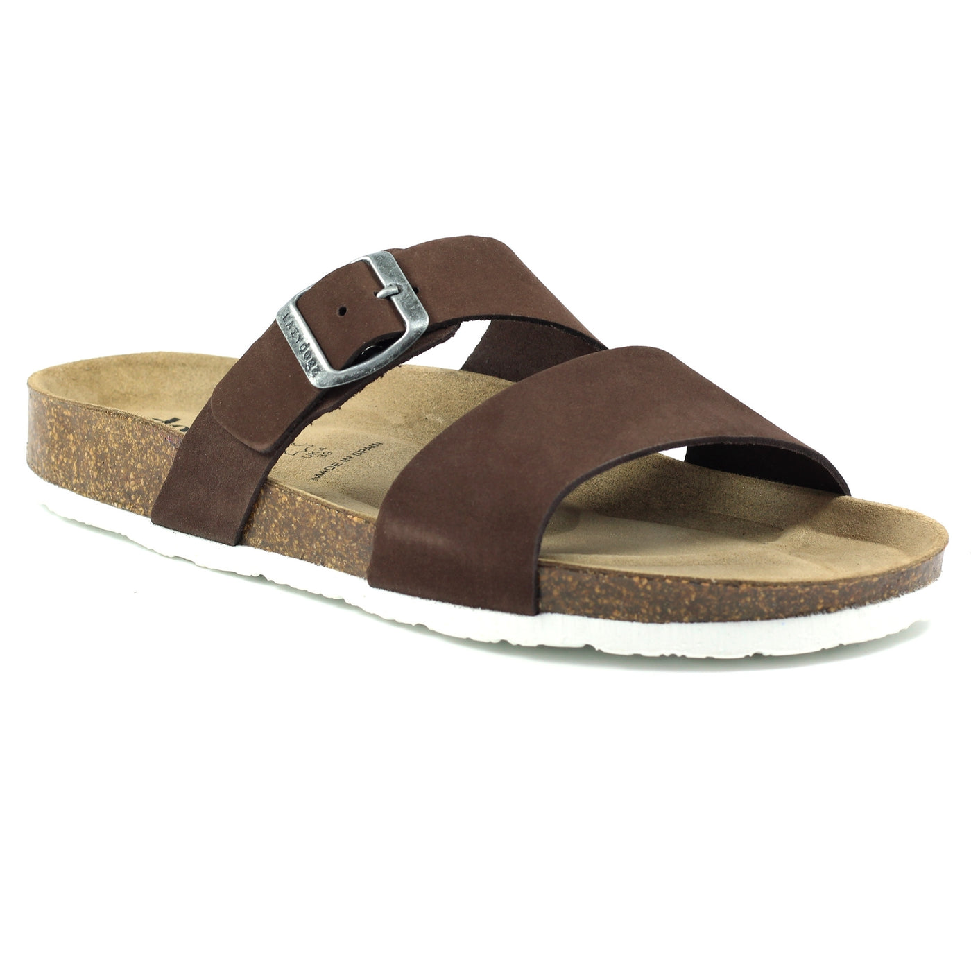 Women casual comfy 2025 leather slip on sandals