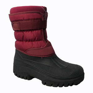 Groundwork LS87 Burgundy Womens Mucker Snow Boots Fleece Lined