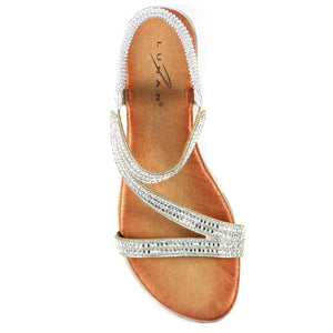 Lunar JLH321 Blaise II Silver Womens Comfortable Summer Sandals