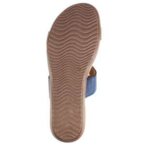 Lunar JLH366 Chill Blue Womens Slip On Mules Sandals