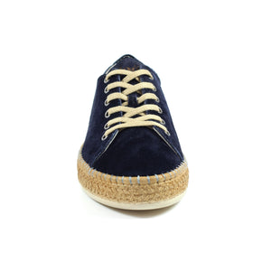 Lazy Dogz Maddison Navy Womens Casual Comfort Leather Trainer