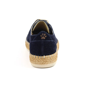 Lazy Dogz Maddison Navy Womens Casual Comfort Leather Trainer