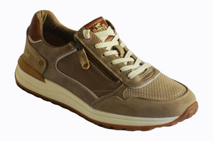 Mustang 4179-305-318 Taupe Mens Casual Comfort Trainer