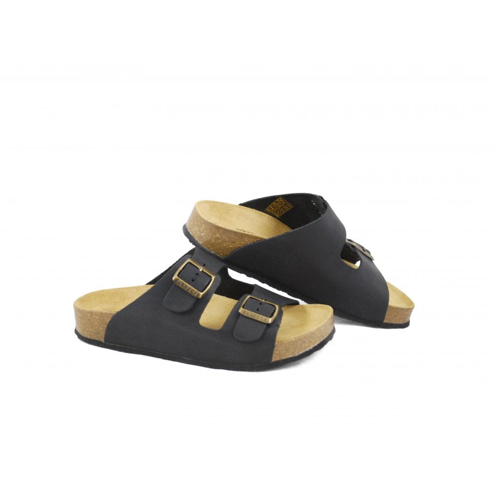 Plakton Malaga Mid 340010 Negro Womens Casual Stylish Open Toe Sandals