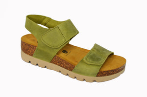 Plakton Compi 355887 Pistacho Womens Casual Stylish Open Toe Touch Fastening Sandals