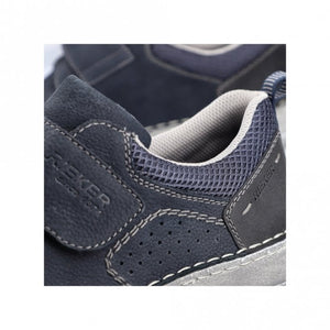 Rieker 03058-14 Blue Mens Casual Comfort Touch Fastening Shoes