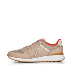 Rieker Revolution 07601-62 Beige Mens Casual Comfort Trainers