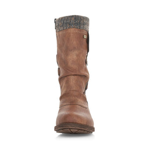 Remonte D8070-25 Brown Womens Casual Comfort Calf Boots