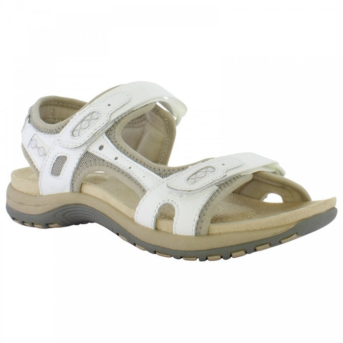 Free Spirit Frisco White Women's Casual Touch Fastening Sandals